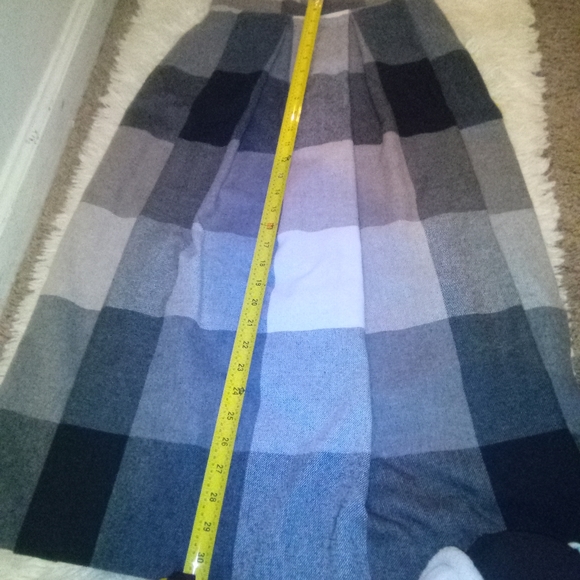 VTG Jones New York Heavy Wool Knit Plaid Skirt Sz 6 - Picture 5 of 6